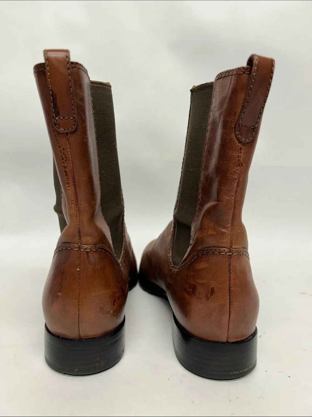 Women’s Brown Leather Chelsea Boots - Classic Pull-On Cole Haan 8.5 Nike air